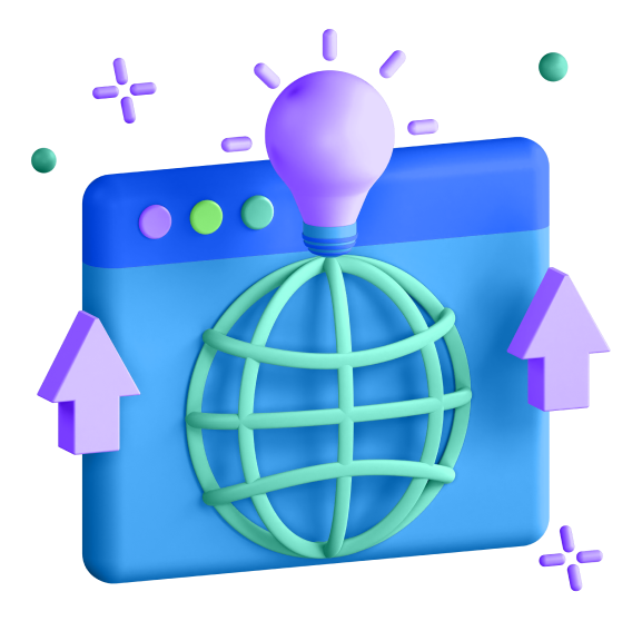An icon representing software ideas and innovation in teams